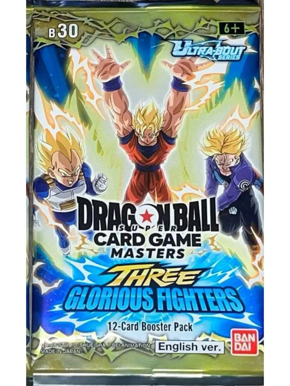 Dragon Ball Super DBS Master TCG Three Glorious Fighters (BT30) Pack DBZ